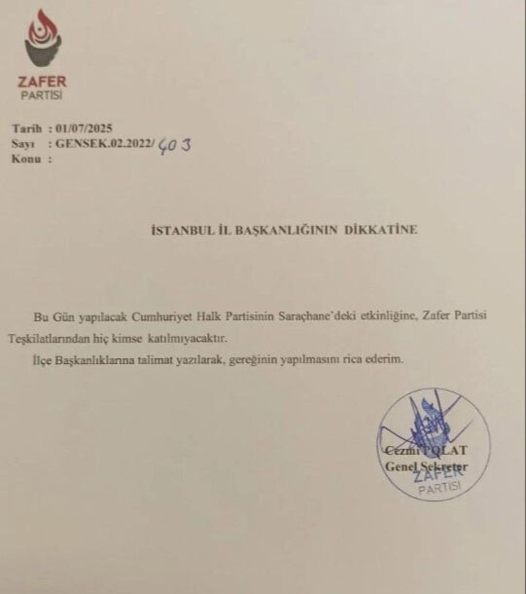 Umit Özdağ'dan dikkat çeken karar! Parti üyelerini yasakladı! Yazılı bir karar gönderdi ... 3